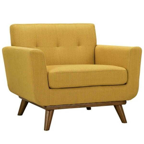 East End Imports Engage Upholstered Armchair- Citrus EEI-1178-CIT